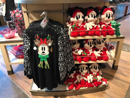 Disney Christmas sweaters and toys